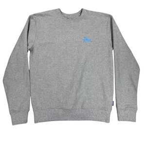 Patagonia Uprisal Crew Sweatshirt Mens Small Gray Flying Fish Logo Pullover